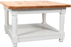 Masuta de cafea, L70 70 H45 cm, lemn masiv