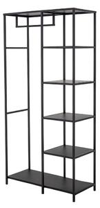 Suport pentru haine negru din metal 90x183x40 cm Valde – Bloomingville