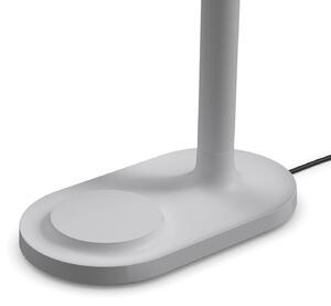 Eva Solo LED lampă de masă Emendo, gri, suprafață de încărcare, touch