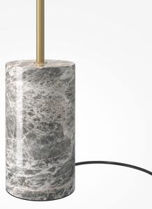 Maytoni Lampadar LED Kyoto, gri, înălțime 145 cm, marmură, Gri, Camera de zi / sufragerie, Metal
