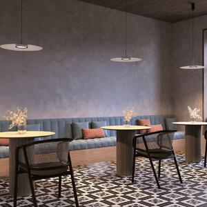 Maytoni Lampă suspendată LED El, Ø 50 cm, alb, aluminiu, Alb, Camera de zi / sufragerie, Aluminiu, Modern