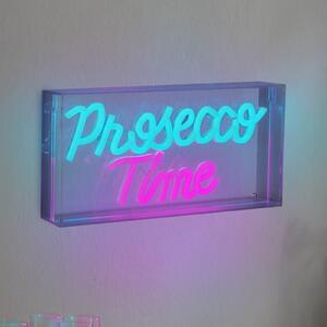 Näve Aplică de perete LED Prosecco Time transparent 30x15 cm plastic USB RGB, Transparent, Camera de zi / sufragerie, Plastic, Viața tânără