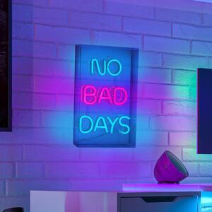 Näve Aplică de perete LED No Bad Days, transparent, 30x18 cm plastic USB RGB, Transparent, Camera de zi / sufragerie, Plastic, Viața tânără