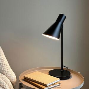 Dyberg Larsen Lampă de masă DL12, negru, înălțime 44,5 cm, metal, Negru, Camera de zi / sufragerie, Metal, Design