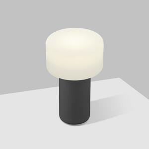 HELL Tiny-B LED lampă de masă reîncărcabilă, negru, înălțime 13 cm, IP54, USB, reglabil, Negru, Plastic, Viața tânără