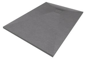 Gamma Erga Oldaf, cadă de duș dreptunghiulară SMC 120 x 80 cm, gri mat, ERG-GMA-OL-80120G