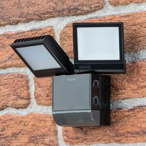 Theben LED lampă de perete pentru exterior TheLeda S17-100, negru Senzor, Negru, Plastic