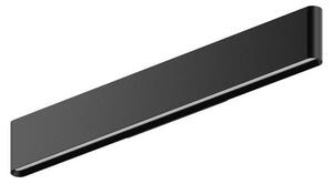 Linea Light Aplică de perete LED Satori, lățime 58,5 cm, negru, 2700 K, aluminiu, Negru, Camera de zi / sufragerie, Aluminiu