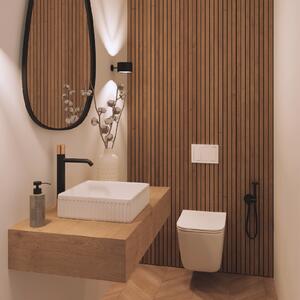 Invena Invena, lavoar ceramic pătrat 365x365x120 mm, alb lucios, INV-CE-63-K01-L