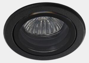 LEDS-C4 Spot încastrat pentru exterior Eko, negru, Ø 7,5 cm, aluminiu, reglabil, Negru, Aluminiu, Modern, Corpuri de iluminat încastrate rotunde