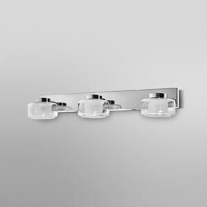 LEDVANCE Aplică de perete cu LED Orbis Flame, 3 becuri, crom, IP44, Metalic, Baie, Metal