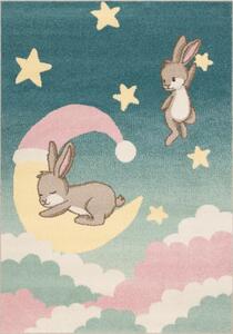 Covor Copii Cu Iepuras Sweet Dreams Azure Selectează mărime: 133 X 180