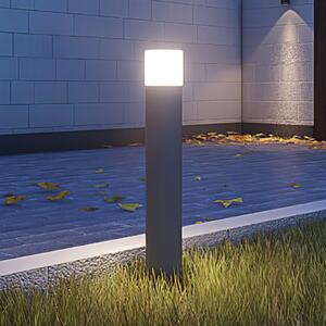 G & L Handels GmbH Bornă luminoasă 400140004, înălțime 60 cm, antracit, aluminiu, reglabil, Negru, Aluminiu