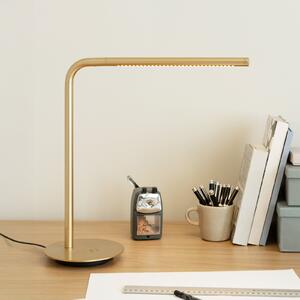 UMAGE Lampă de masă LED Omni, alamă Înălțime 46 cm Metal rotativ