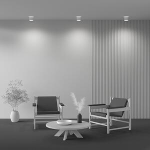 Maytoni plafonieră LED Planet, alb Ø 10cm aluminiu 3,000K, Alb, Hol, Aluminiu, Modern