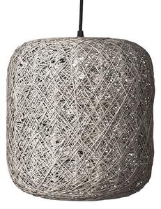 Dyberg Larsen Lampă suspendată Spin S, gri, Ø 30 cm, reglabil, Gri, Camera de zi / sufragerie, Hârtie / Carton, Scandinavă