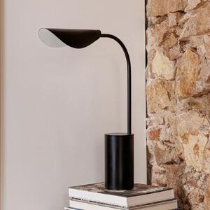 FARO BARCELONA Liggera lampă de masă, negru, oțel, înălțime 27,9 cm, Negru, Camera de zi / sufragerie, Altele, Modern