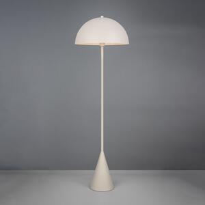Trio Lighting Alfie lampadar, gri deschis mat, metal, E27, Gri, Camera de zi / sufragerie, Metal