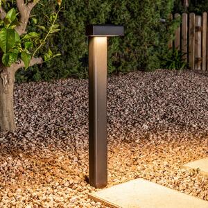 FARO BARCELONA Lampă cu soclu Balic LED, negru, aluminiu, înălțime 58 cm, Negru, Aluminiu, Modern