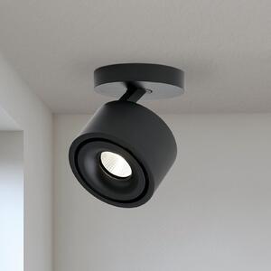 ORION Spot de plafon Specter LED, negru, Ø 8,4 cm, aluminiu, reglabil, Negru, Camera de zi / sufragerie, Aluminiu, Modern