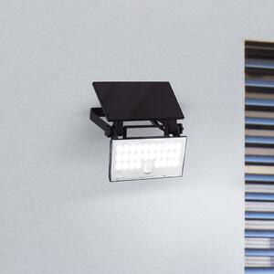 Brilliant Spot solar LED pentru exterior Luton Sensor, negru, L 19 cm, Negru, Plastic