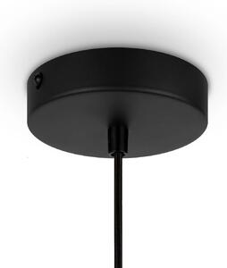 Maytoni Lampă suspendată Roots, Ø 25 cm, înălțime 29 lemn/negru, reglabil, Lemn, Camera de zi / sufragerie, Lemn