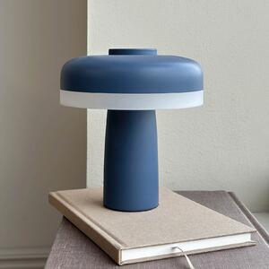 Dyberg Larsen Lampă de masă reîncărcabilă cu LED Porter, albastru,, reglabil, Albastru, Camera de zi / sufragerie, Metal, Scandinavă