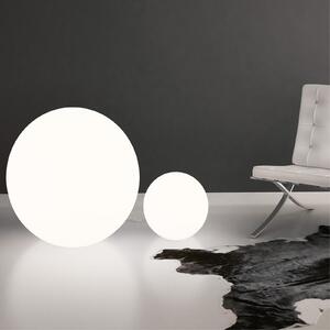 Linea Light LED lampă de podea Oh!, Ø 55 cm, E27, policarbonat, alb, Alb, Plastic