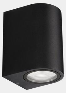 LEDS-C4 Lampă de perete pentru exterior Eko Single, negru, lățime 7 cm, aluminiu, reglabil, Negru, Aluminiu, Modern