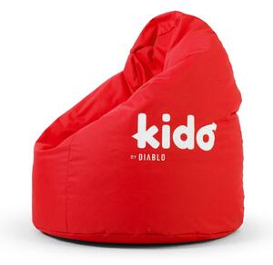 Pouf pentru copii Kido by Diablo: roșu