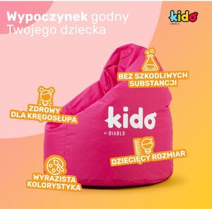 Pouf pentru copii Kido by Diablo: roz