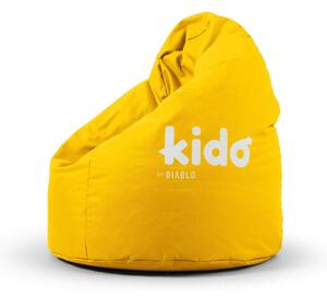 Pouf pentru copii Kido by Diablo: galben