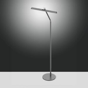 Fabas Luce Lampadar LED Beba, antracit, înălțime 110 cm, CCT, dimabil, reglabil, Gri, Studiu / Birou, Aluminiu, Modern