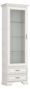 Vitrina TIFFANY II, grej, PAL laminat, 69x40x212 cm