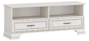 Comoda TV TIFFANY, crem, PAL laminat, 130x37x50 cm