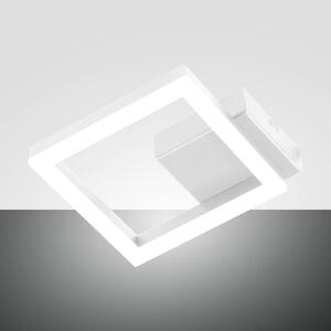 Fabas Luce Aplică de perete LED Bard, alb, 17 x cm, metal, dimabil, reglabil, Alb, Camera de zi / sufragerie, Metal, Modern