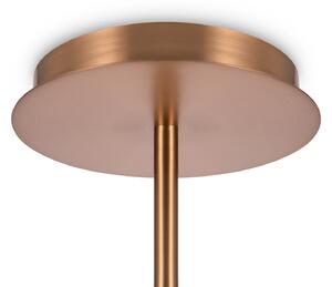 Maytoni lampă suspendată Erich, alamă rosé, sticlă/metal 12 becuri., reglabil, Auriu / Alamă, Camera de zi / sufragerie, Metal, Modern, glob