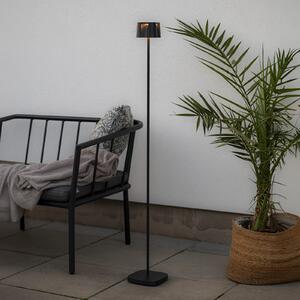 Konstsmide Nice Lampadar LED reîncărcabil, negru, aluminiu, IP54, dimabil, CCT, reglabil, Negru, Aluminiu, Modern