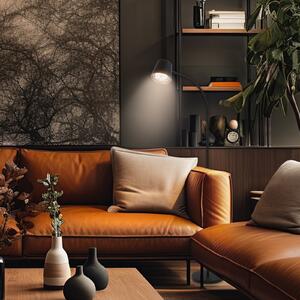 Cielo LED lampadar LED, negru, dimmer tactil, cablu USB