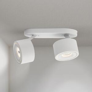 Spot de plafon Specter LED, alb, lungime 19,4 cm, aluminiu, 2 becuri