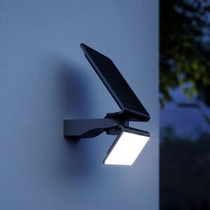 STEINEL LED lumină solară XSolar L-S One, antracit, senzor, reglabil, Negru, Plastic