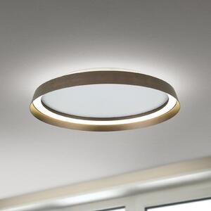 Plafonieră LED Manta, Ø 45 cm, aluminiu/bronz, aluminiu, sus/jos