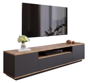 Comoda TV Soren sonoma - antracit 180x44.5x44.6cm