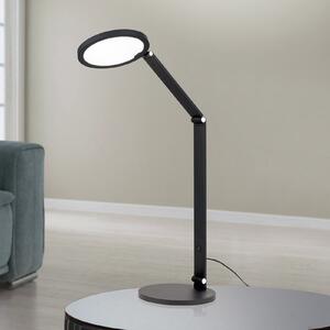 ORION Lampă de masă LED Fati, negru, înălțime 60 cm, aluminiu, dimabil, reglabil, Negru, Camera de zi / sufragerie, Aluminiu, Modern