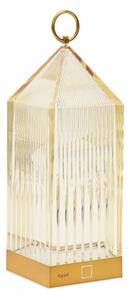 Kartell Lampă de masă LED reîncărcabilă Lanternă, chihlimbar, reciclată,, reglabil, Galben, dormitor, Plastic, Design