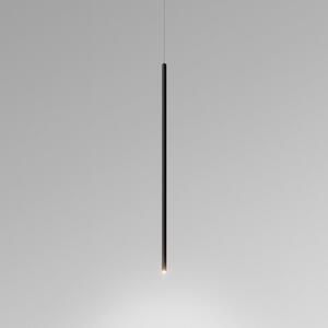 Egger Licht EGG DLS lampă suspendată Spago 60 T, negru, Ø 1,4 cm aluminiu, Negru, Camera de zi / sufragerie, Aluminiu, Modern