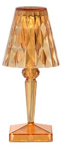Kartell Lampă de masă cu baterie LED Baterie, 30 cm, portocaliu, IP54, Portocaliu, dormitor, Plastic, Design