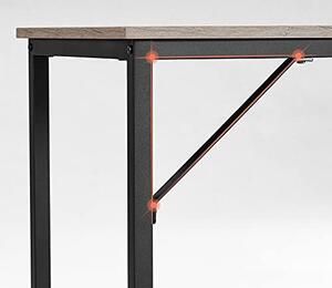 Birou, Vasagle, Negru-Ivoar, 140x60x75 cm