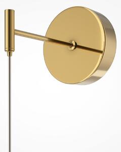 Maytoni Aplică de perete LED Golden Cage, înălțime 218,8 cm, metal, Auriu / Alamă, Camera de zi / sufragerie, Metal