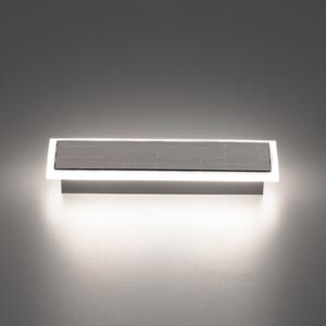 FISCHER & HONSEL Aplică de perete cu LED Aluro, metal, culoare nichel, CCT, dimabil, reglabil, Metalic, Camera de zi / sufragerie, Metal, Modern
